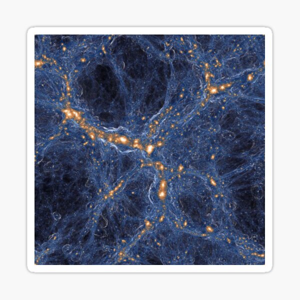 Our Home Supercluster, Laniakea, supercluster of galaxies #HomeSupercluster #Laniakea #supercluster #galaxies Sticker