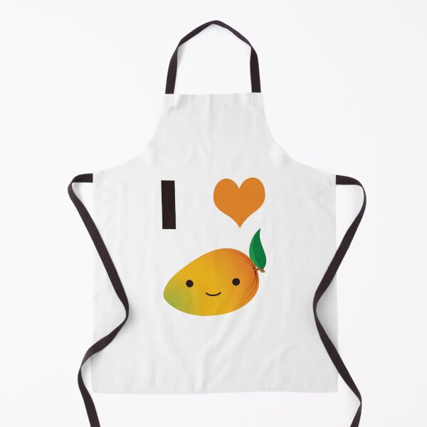 Item preview, I Love Mango Cute Kawaii Smiling Mango designed and sold by Hedgie Designs.