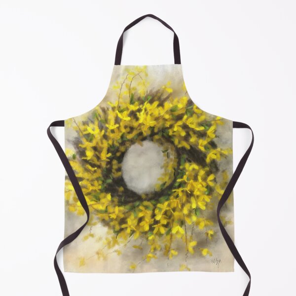 Item preview, Forsythia Wreath designed and sold by Lois Bryan.