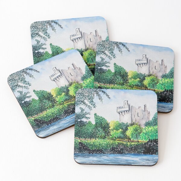 Item preview, Watercolor Medieval Castle designed and sold by Paoanne.