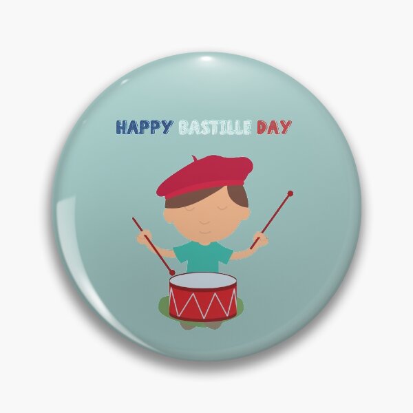 Item preview, Little Kid and French Drum - Bastille Day designed and sold by thewishdesigns.