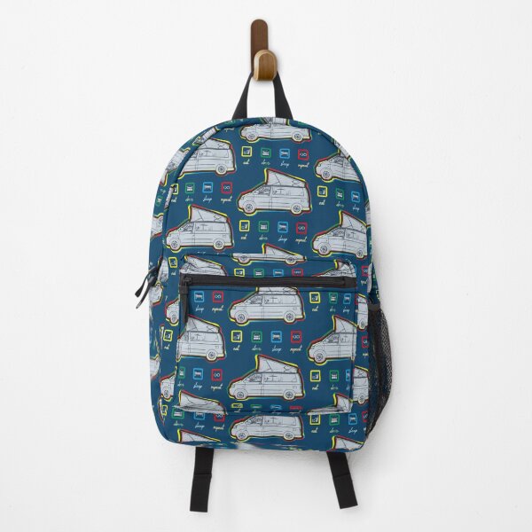 Item preview, Eat, drive, sleep, repeat. Vintage vanlife lifestyle van T5 kids designed and sold by 3coma14.