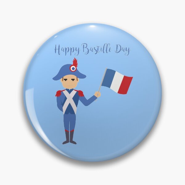 Item preview, Soldier holding the French flag - Bastille Day designed and sold by thewishdesigns.