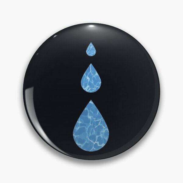 Item preview, Water Drops Abstract - Water sign - The Five Elements Abstract  Symbol designed and sold by thewishdesigns.