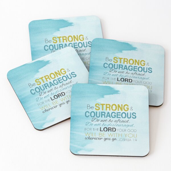 Item preview, Be Strong & Courageous designed and sold by della95.