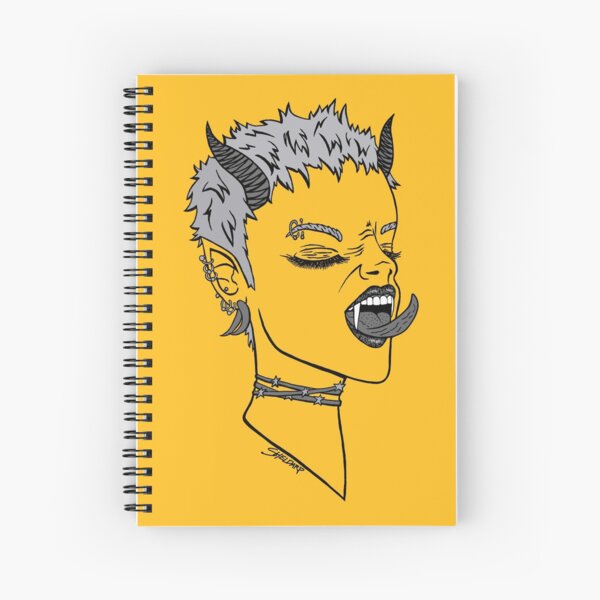Femme démon camée Cahier à spirale
