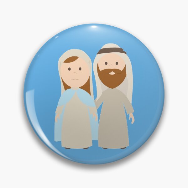 Item preview, St. Joseph and Virgin Mary designed and sold by thewishdesigns.