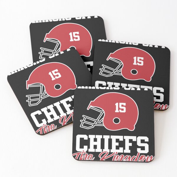 Kansas City-KC Football Coasters (Set of 4)