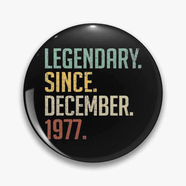 Item preview, Legendary Since December 1977 43rd Birthday Gift 43 Years Old Vintage December 1977 designed and sold by Takatv.