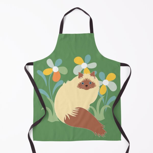 Item preview, Himalayan Cat and Flowers designed and sold by lulululupaint.