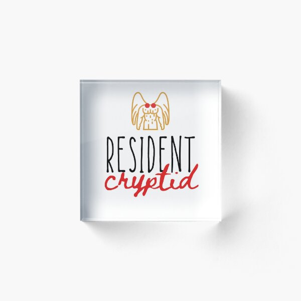 Resident Cryptid 2 Acrylic Block