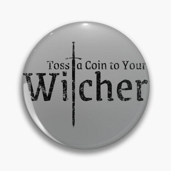 Item preview, Toss a Coin to Your Witcher - Black designed and sold by kuenzicreative.
