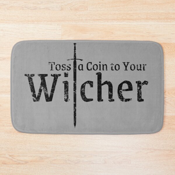 Item preview, Toss a Coin to Your Witcher - Black designed and sold by kuenzicreative.