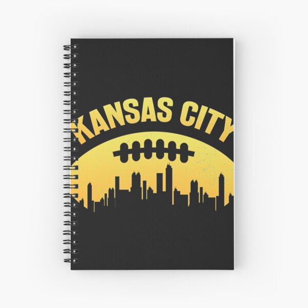 Kansas City-KC Football Spiral Notebook