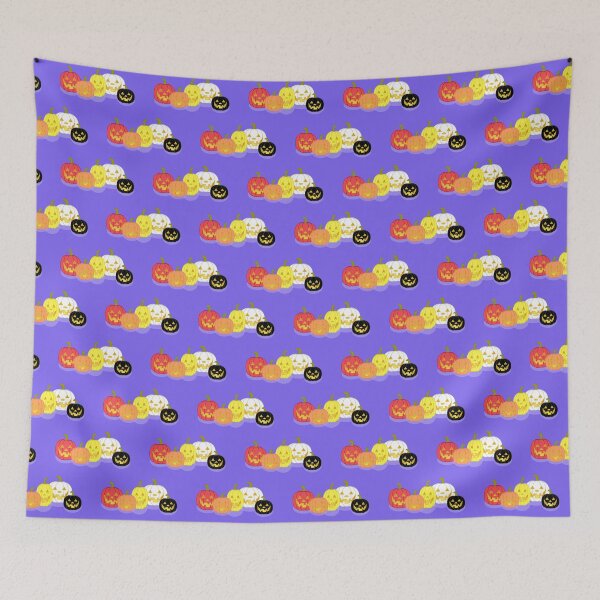 Item preview, Akoisexual/Lithsexual Pride o' Lanterns Halloween Pattern designed and sold by dysperdis.