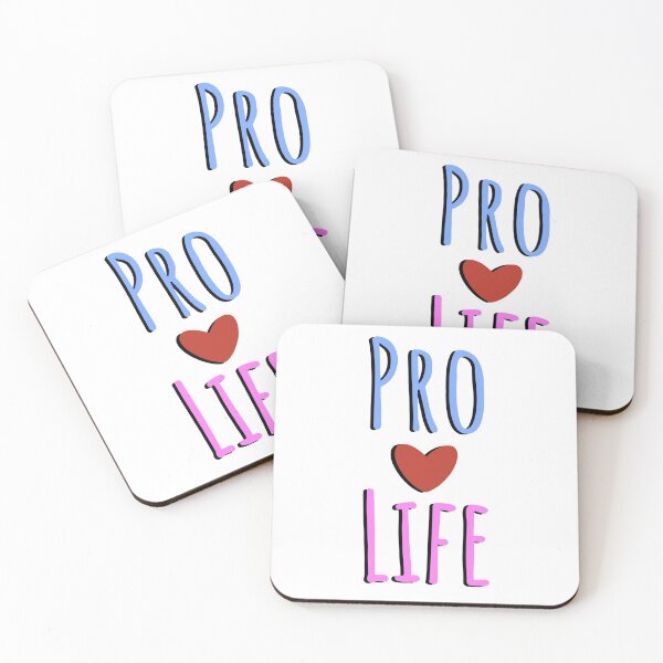 Aperçu de l'œuvre Pro Life bleu et rose créée et vendue par Spillywolf.