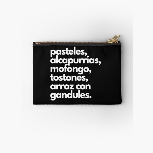 Item preview, Puerto Rican Food White Text designed and sold by collazodesigns.