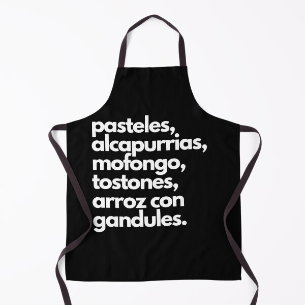 Item preview, Puerto Rican Food White Text designed and sold by collazodesigns.