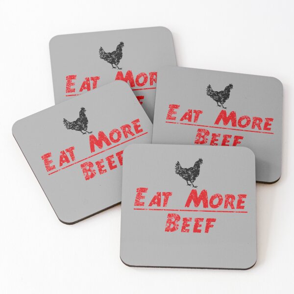 Item preview, Eat More Beef - BBQ Chicken Humor designed and sold by kuenzicreative.