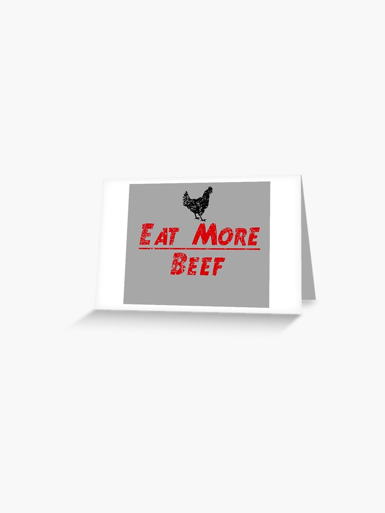 Eat Beef gifts for BBQ lovers Poster for Sale by DesignAP