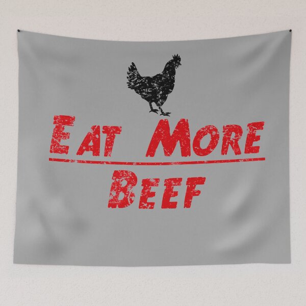 Item preview, Eat More Beef - BBQ Chicken Humor designed and sold by kuenzicreative.