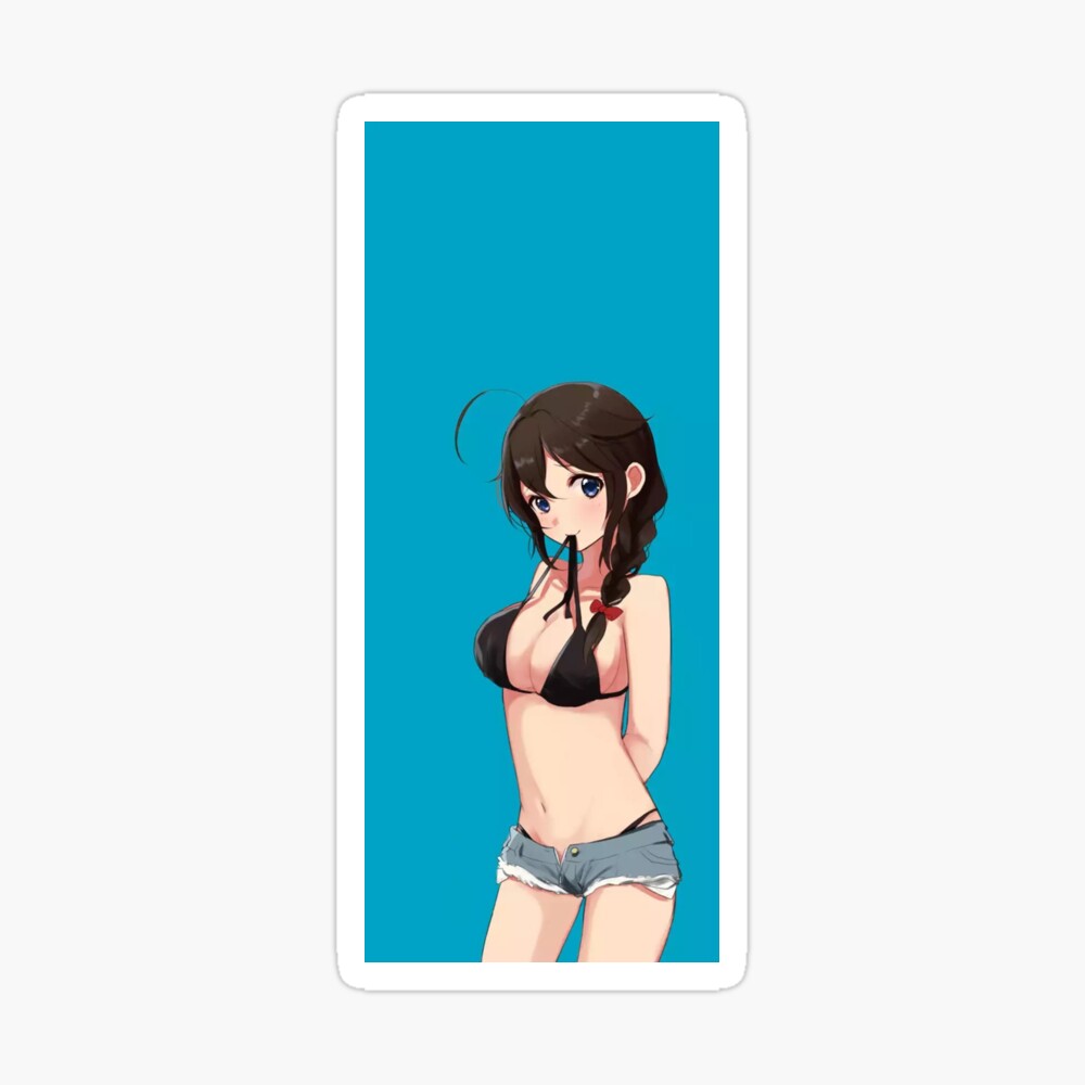 Big boobs bikini waifu anime girl Big boobs bikini waifu anime girl
