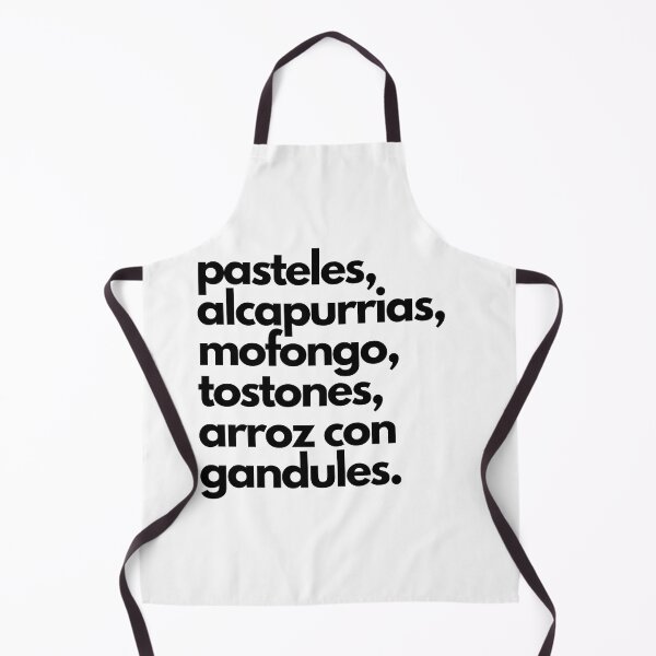 Item preview, Puerto Rican Food Black Text designed and sold by collazodesigns.