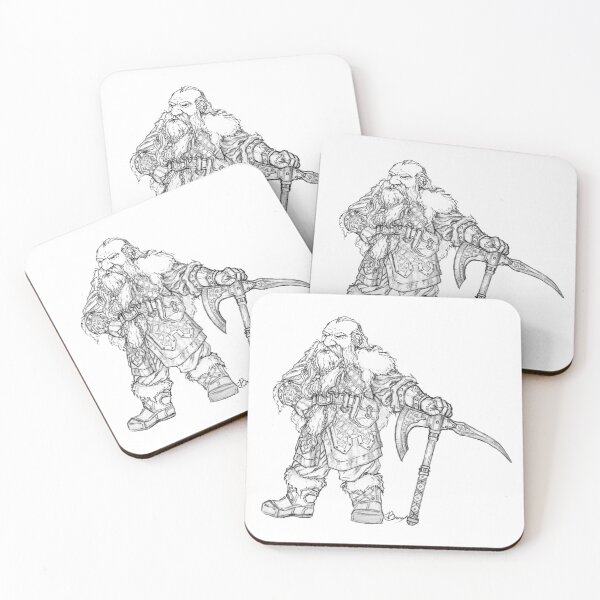 Item preview, Warrior Dwarf Sketch designed and sold by Brina Williamson.
