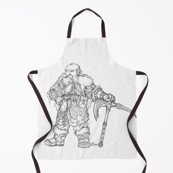 Item preview, Warrior Dwarf Sketch designed and sold by Brina Williamson.