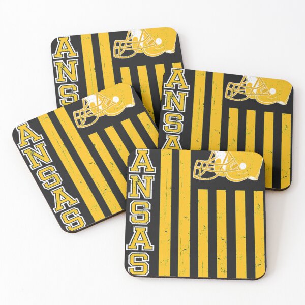 Kansas City-KC Football Coasters (Set of 4)