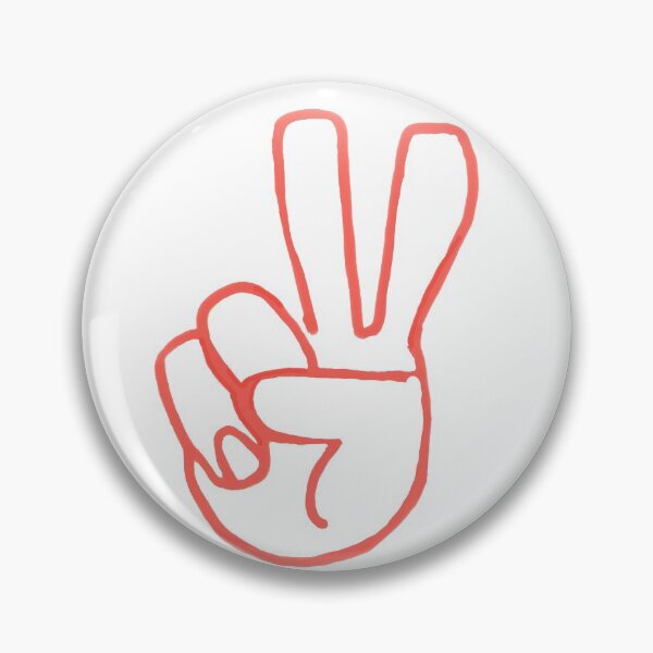 Item preview, Peace Sign Hand Symbol designed and sold by KatharineArt.