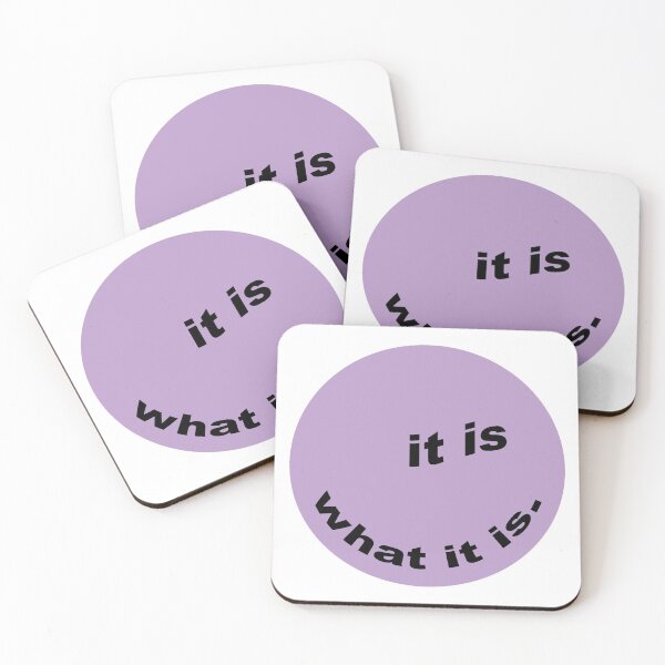 Item preview, it is what it is purple designed and sold by 3meistudios.