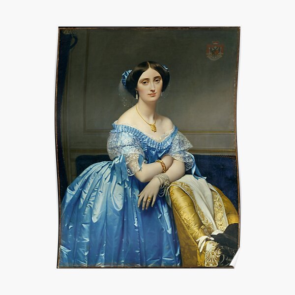 Ingres's"Joséphine-Éléonore-Marie-Pauline de Galard de Brassac de Béarn" Poster