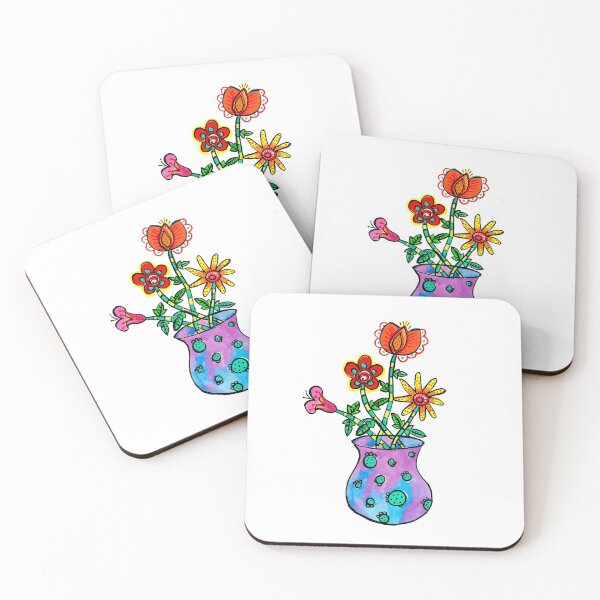 Aperçu de l'œuvre Vase à fleurs coloré créée et vendue par PriyankaMehta11.