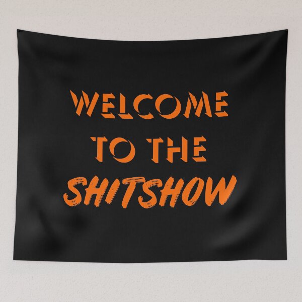 Item preview, Halloween letter welcome to the shitshow orange black designed and sold by mea1007.