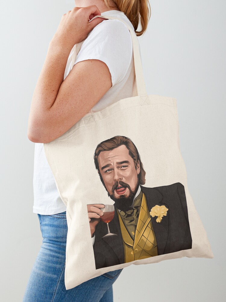 Persecute barely poison Laughing Leo | Iconic Meme From Django Unchained" Tote Bag for Sale by  MemeUprising | Redbubble
