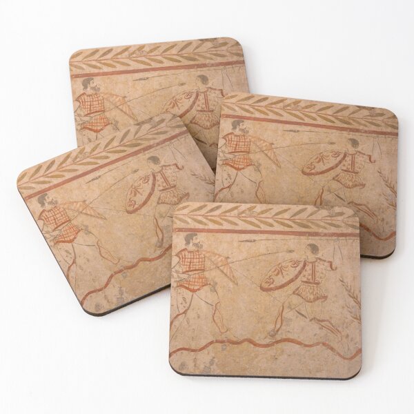 Item preview, Ancient Roman Battle Wall Painting from Paestum Italy designed and sold by Jon Shore.