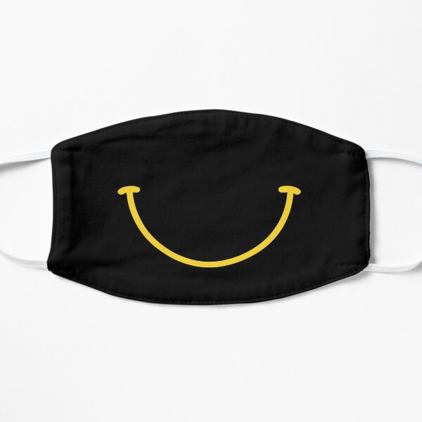 smiley-vamos a poner una sonrisa en la faz de la tierra Mascarilla plana