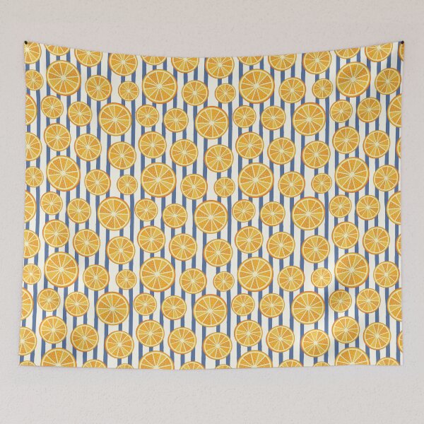 Item preview, Orange Fruit Pattern designed and sold by Mini Tofu Shop.