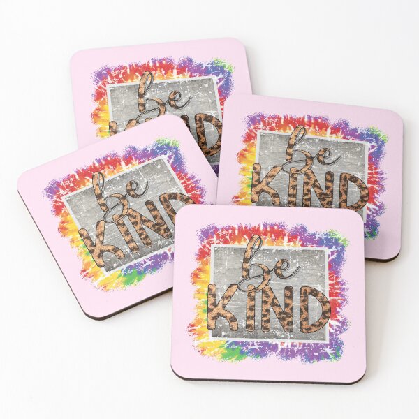 Item preview, Cute be kind tie dye cheetah print kindness inspirational quote sweet gift designed and sold by tiffanator606.