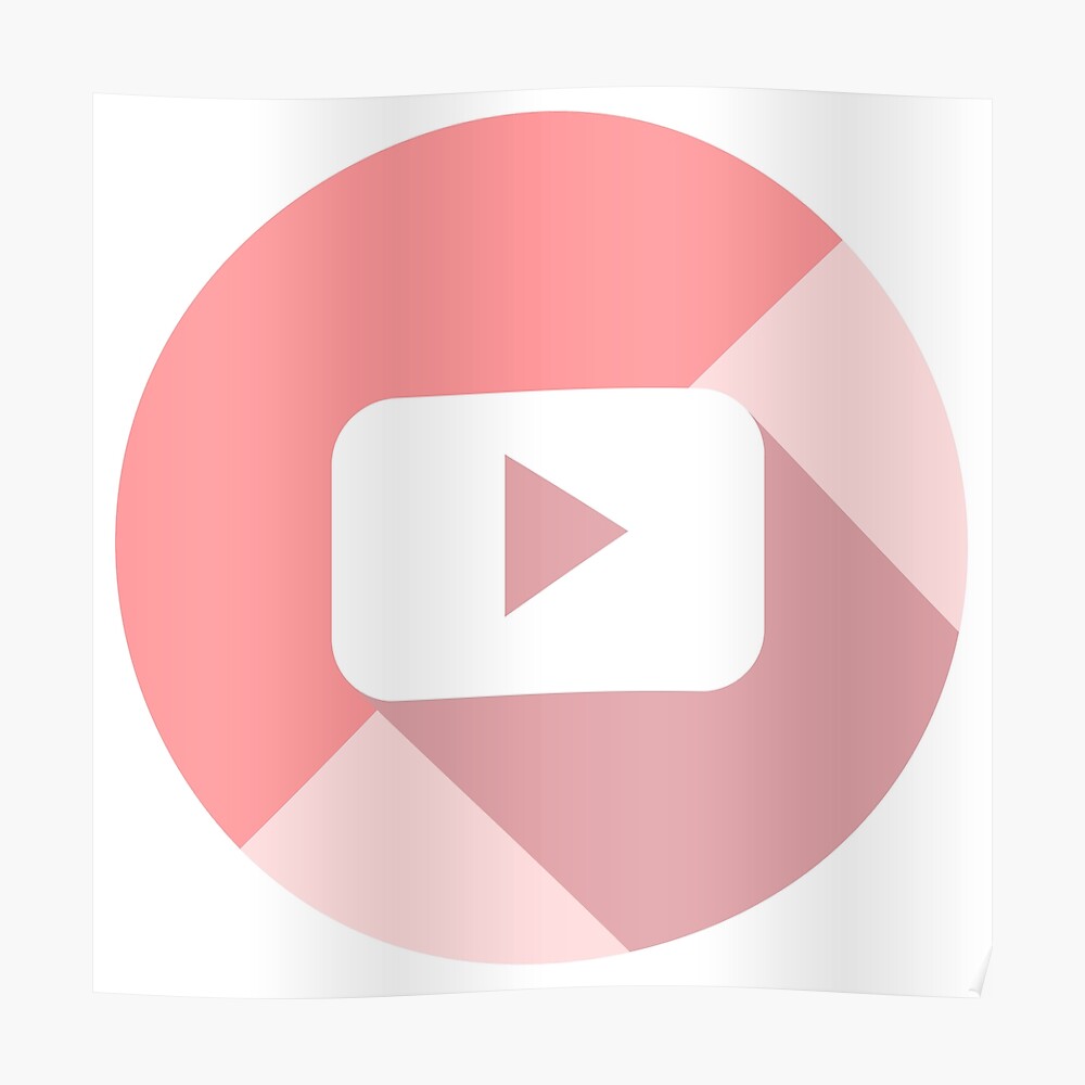 Pastel Youtube Logo Sticker By Hillarymoore06 Redbubble