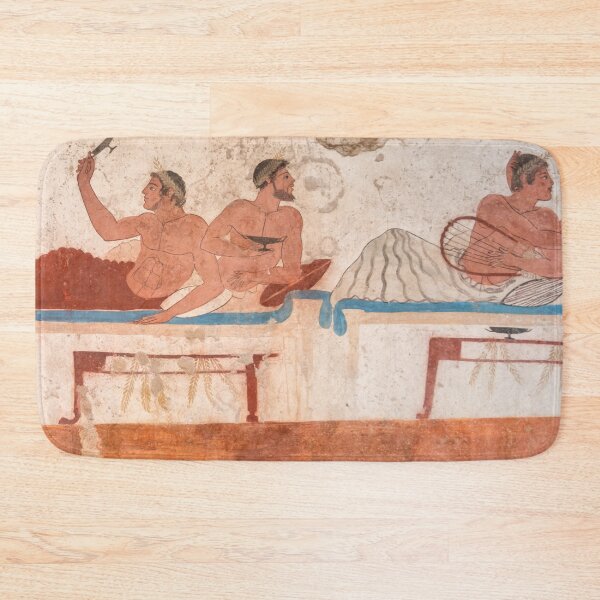 Item preview, Ancient Roman Wall Painting from Paestum Italy designed and sold by Jon Shore.