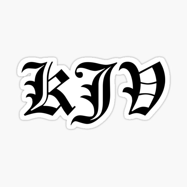 Item preview, KJV Black Text designed and sold by KJV-Vancouver.