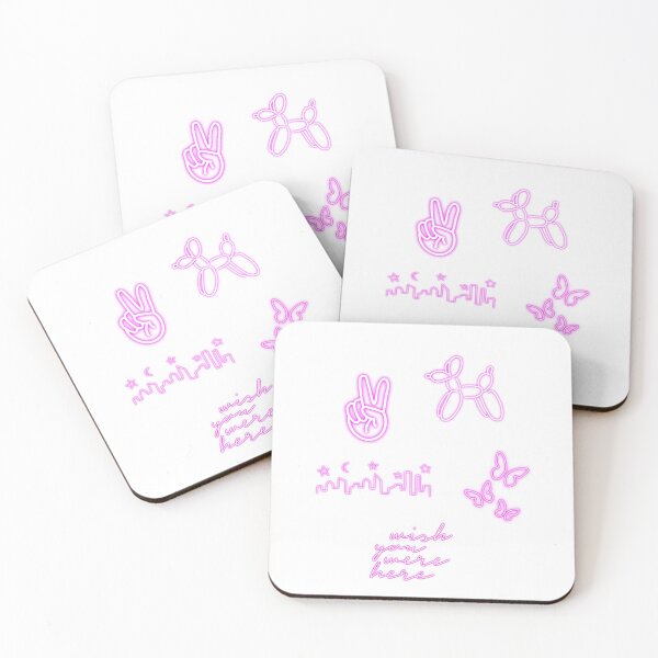 Item preview, neon sticker pack (magenta) designed and sold by createdbymia.
