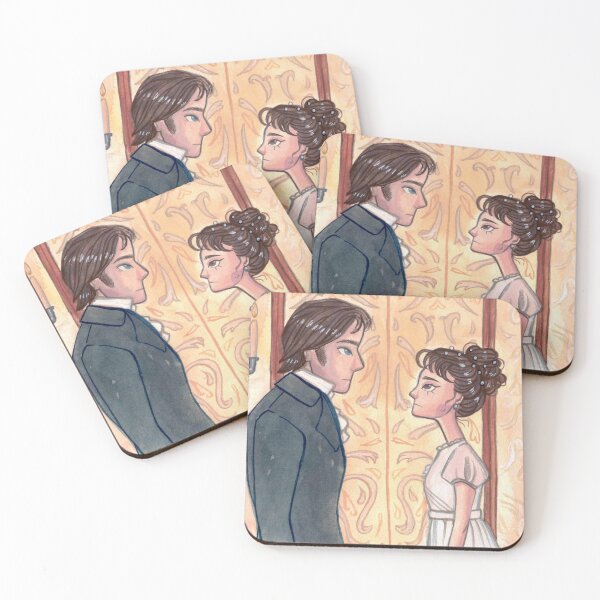 Item preview, Mr Darcy and Elizabeth designed and sold by mollydraws.