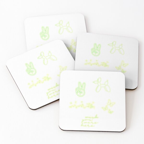 Item preview, neon sticker pack (green) designed and sold by createdbymia.