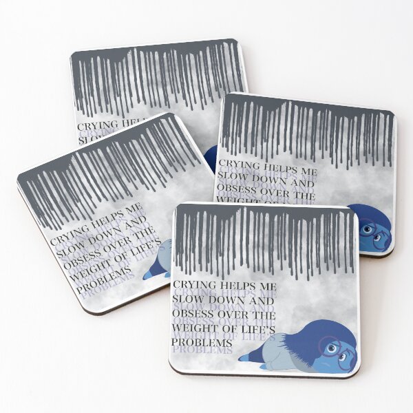 Item preview, Sadness Quote designed and sold by gg-stickers77.