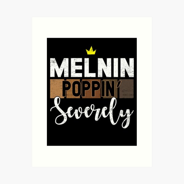 Item preview, Melanin T-shirt: My Melanin Pops Severely  designed and sold by Simeon	 Dorelus.