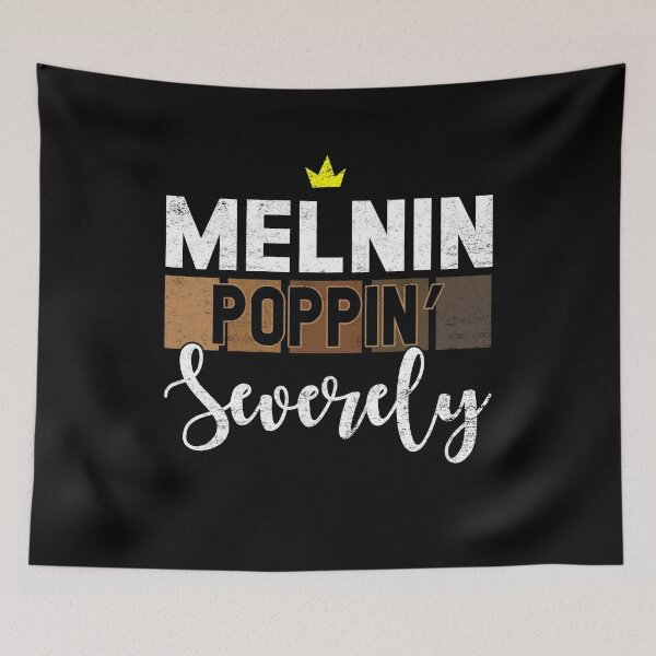 Item preview, Melanin T-shirt: My Melanin Pops Severely  designed and sold by Simeon	 Dorelus.