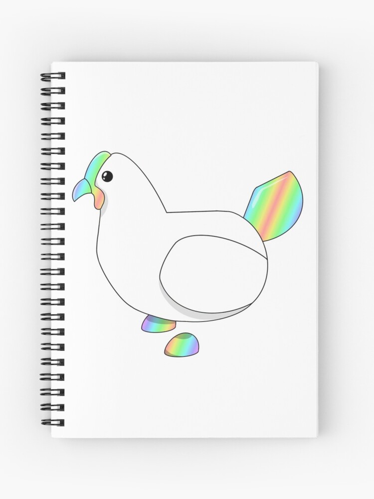 Adopt Me Mega Neon Chicken Spiral Notebook Ubicaciondepersonascdmx